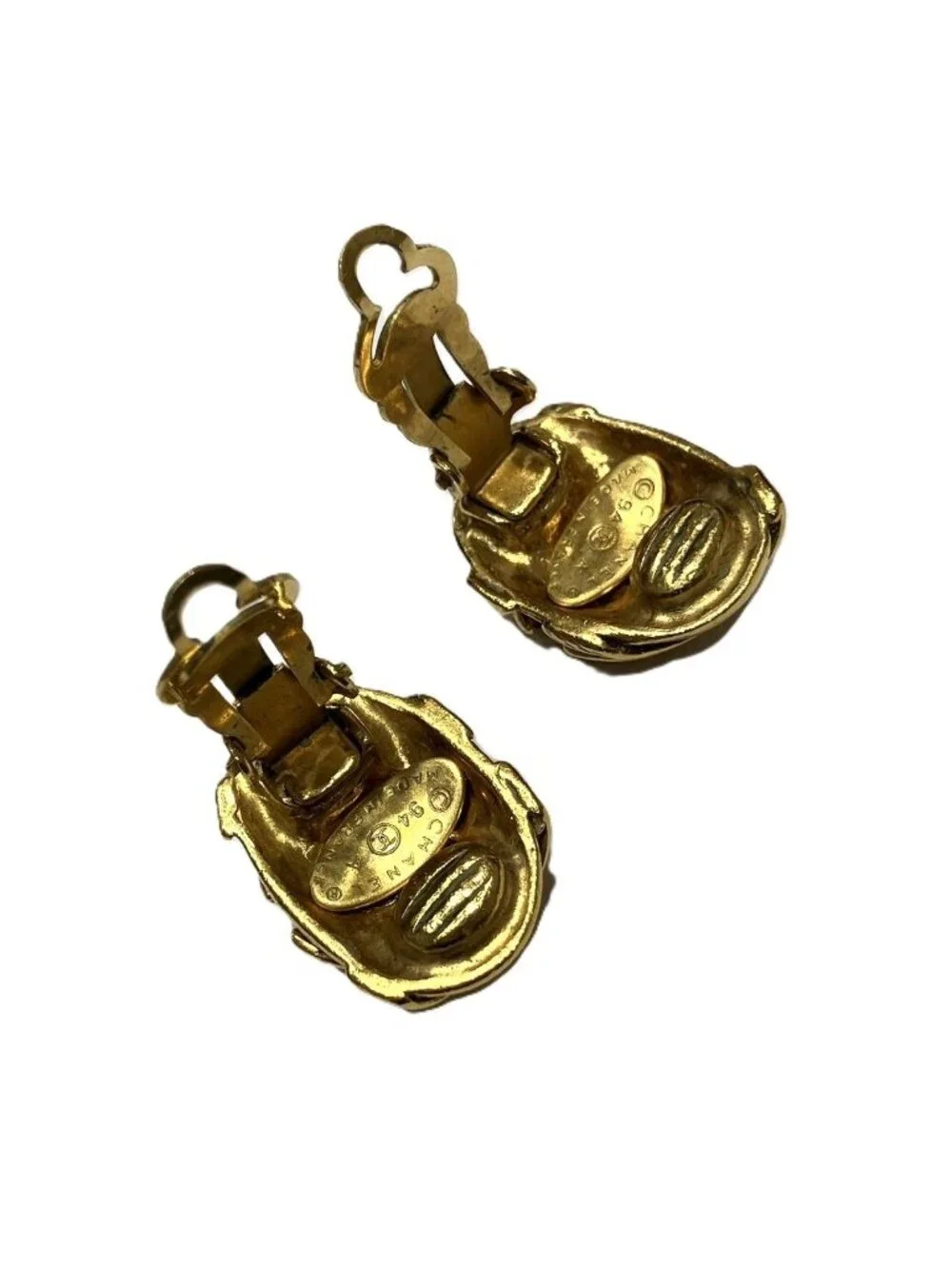 Chanel Earrings Alloy Gold